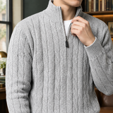 Axel-Hayes Cable Knit Sweater - Lead Product Detail