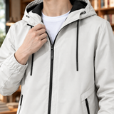 Baudouin Hooded Jacket - Lead Product Detail