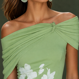 Eva-Jane Draped Midi Dress - Lead Product Detail