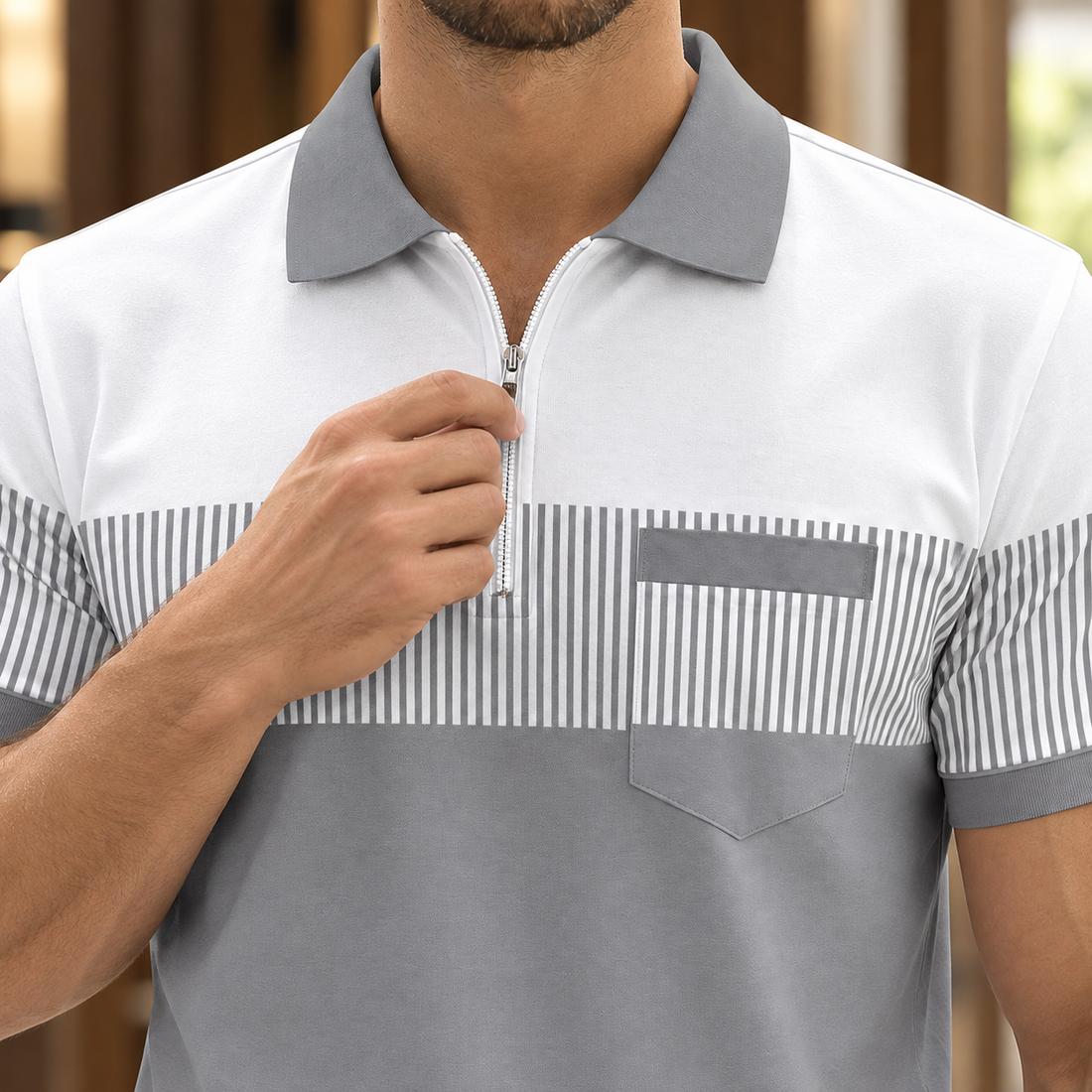Rowan-Jude Zip Polo - Lead Product Detail