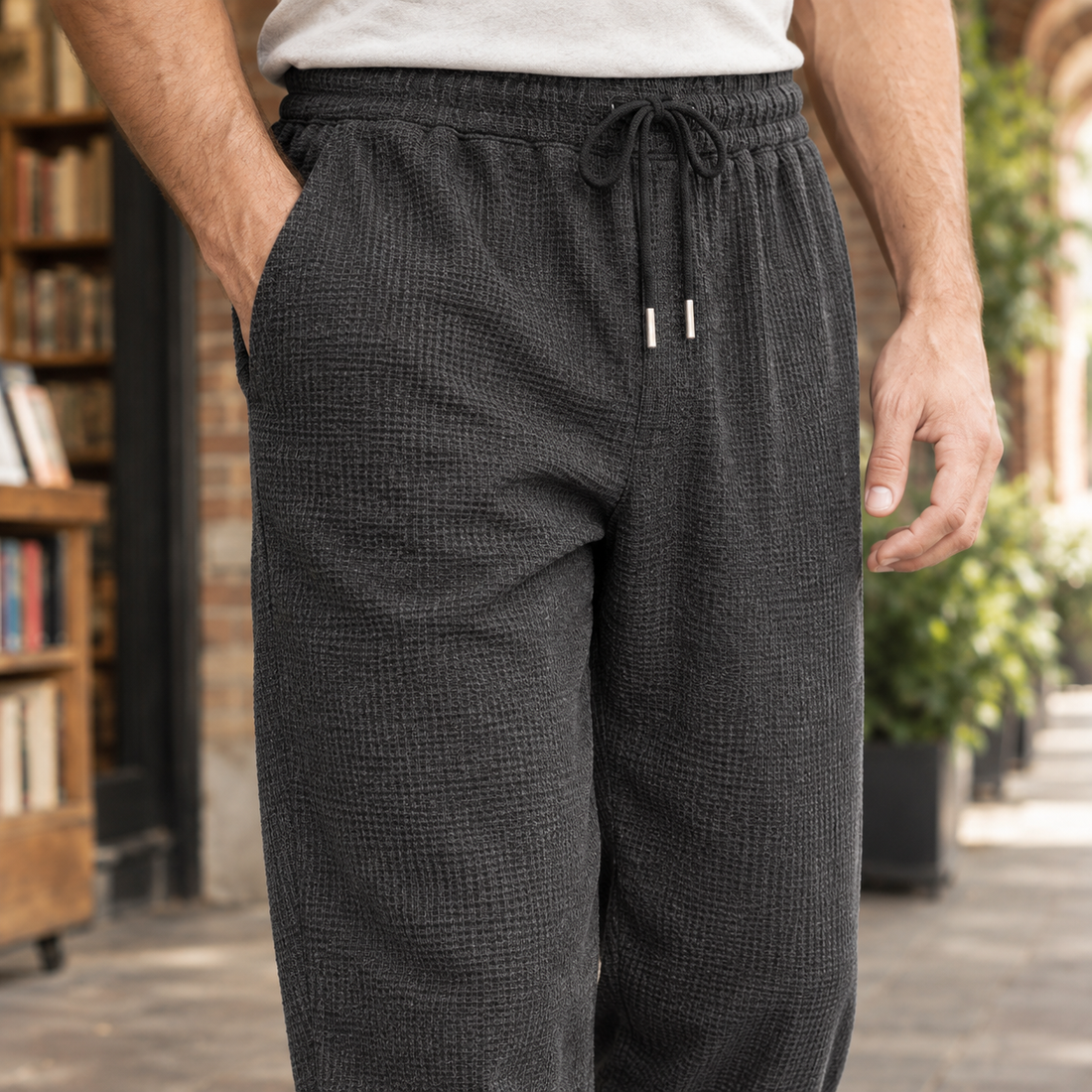Thibault-Wren Relaxed Pants - Lead Product Detail
