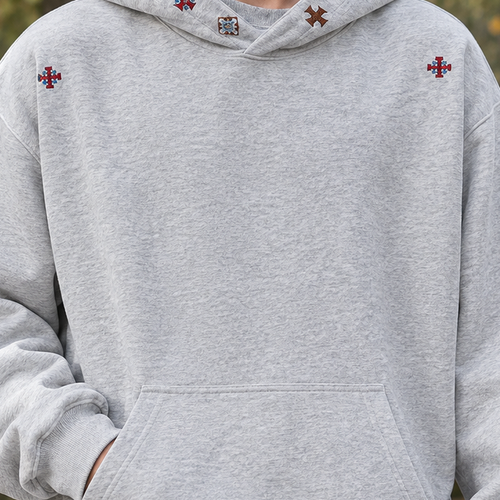 Adam-Dean Embroidered Hoodie - Lead Product Detail