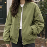 Adelia-Sage Aviator Jacket - Lead Product Detail