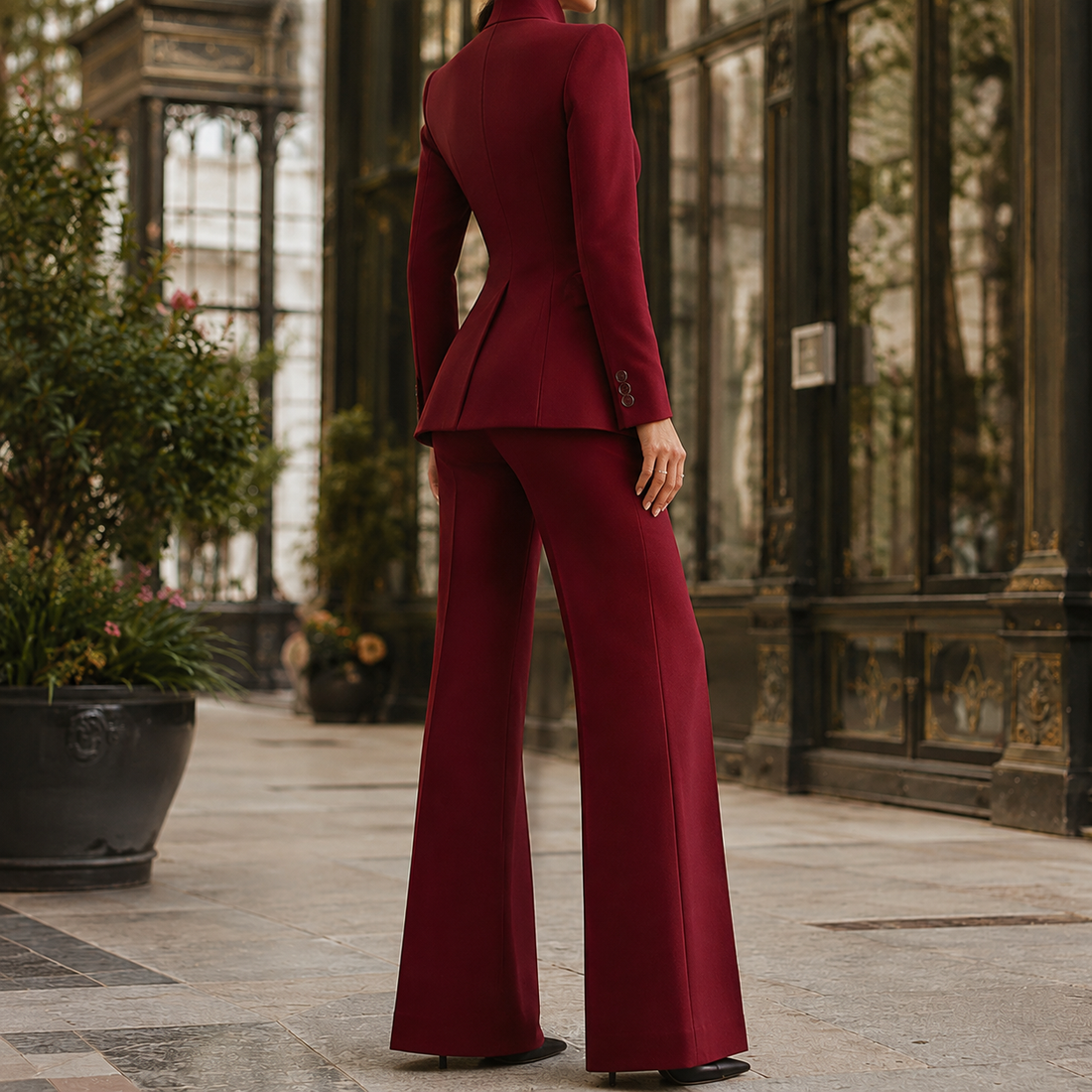 Phoebe Tailored Set - Lead Alternate View