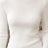 Luna-Lane Mock Neck Top - Lead Product Detail