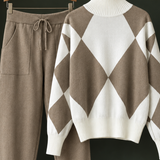 Iris-Marie Argyle Knit Set - Lead Product Detail