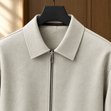Ardan Textured Zip Jacket - Lead Product Detail
