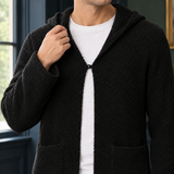 Roderick-Wren Hooded Cardigan - Lead Product Detail