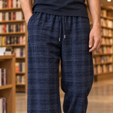 Herbert-Wren Relaxed Plaid Pants - Lead Product Detail