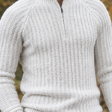 Lucian-Grant Half Zip Sweater - Lead Product Detail
