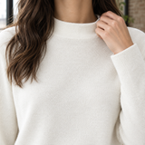 Desiree Mock Neck Sweater - Lead Product Detail