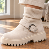 Foscari Buckle Boots - Lead Product Detail
