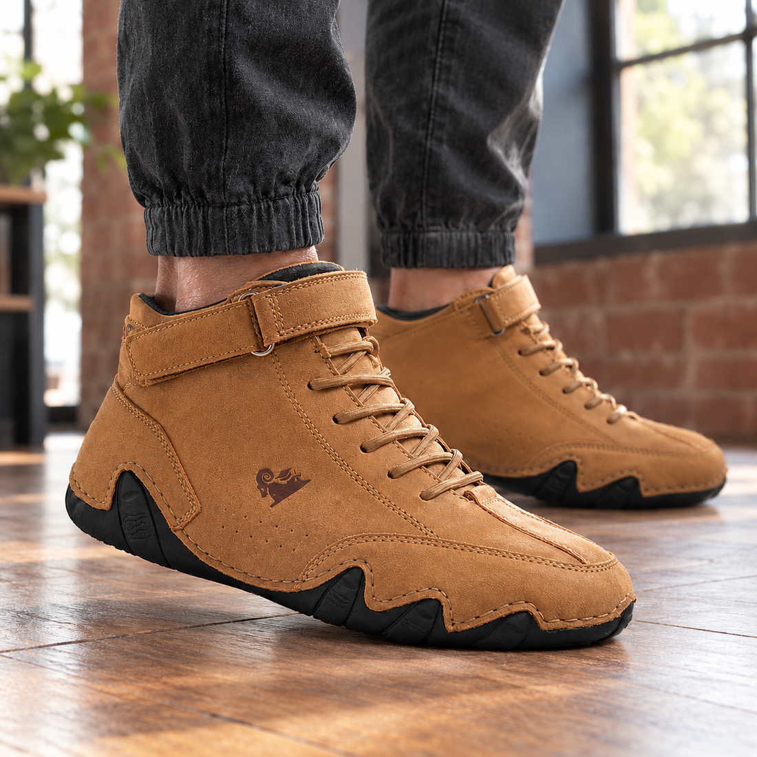 Landriani High Top Sneakers - Lead Product Detail