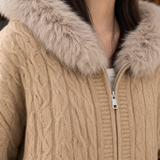 Mirabel-Mae Fur-Trimmed Cardigan - Lead Product Detail