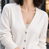 Faith V-Neck Cardigan - Lead Product Detail