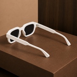 Simeon Sculpted Sunglasses - Lead Alternate View