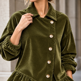 Annalise-Jane Ruffle Hem Jacket - Lead Product Detail