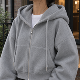Natalie-Belle Balloon Sleeve Hoodie - Lead Product Detail