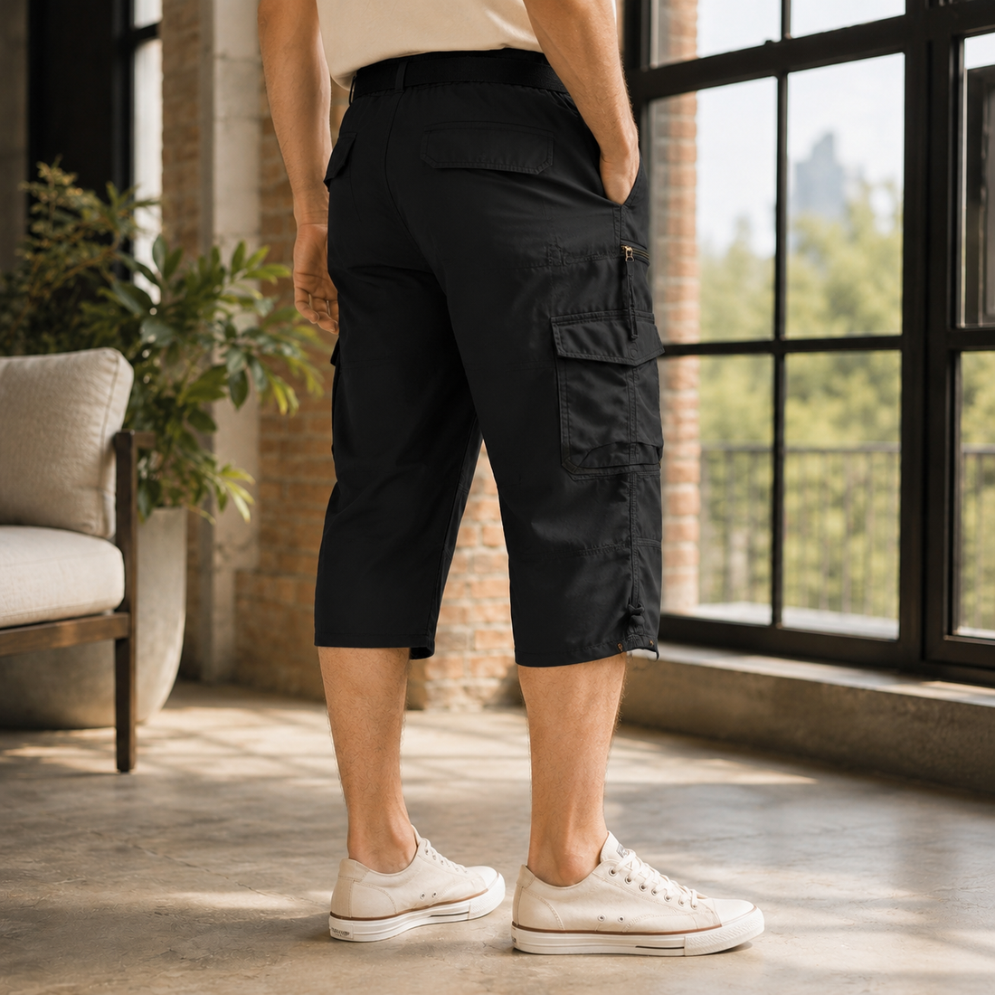 Rocco Cargo Shorts - Lead Alternate View