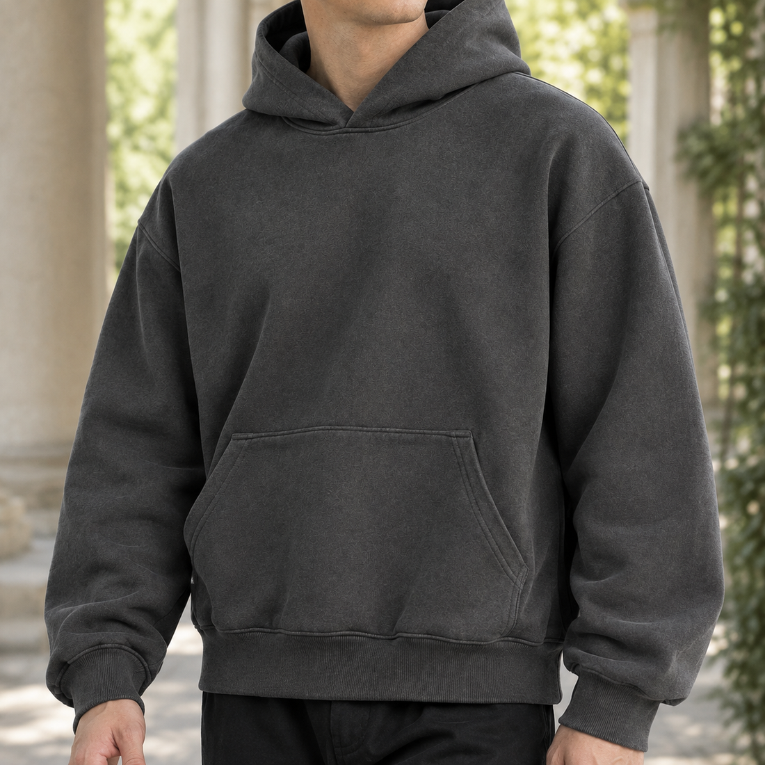 Forrester-York Hooded Hoodie - Lead Product Detail