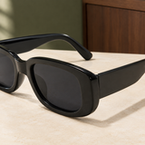 Merrick Rectangular Sunglasses - Lead Product Detail