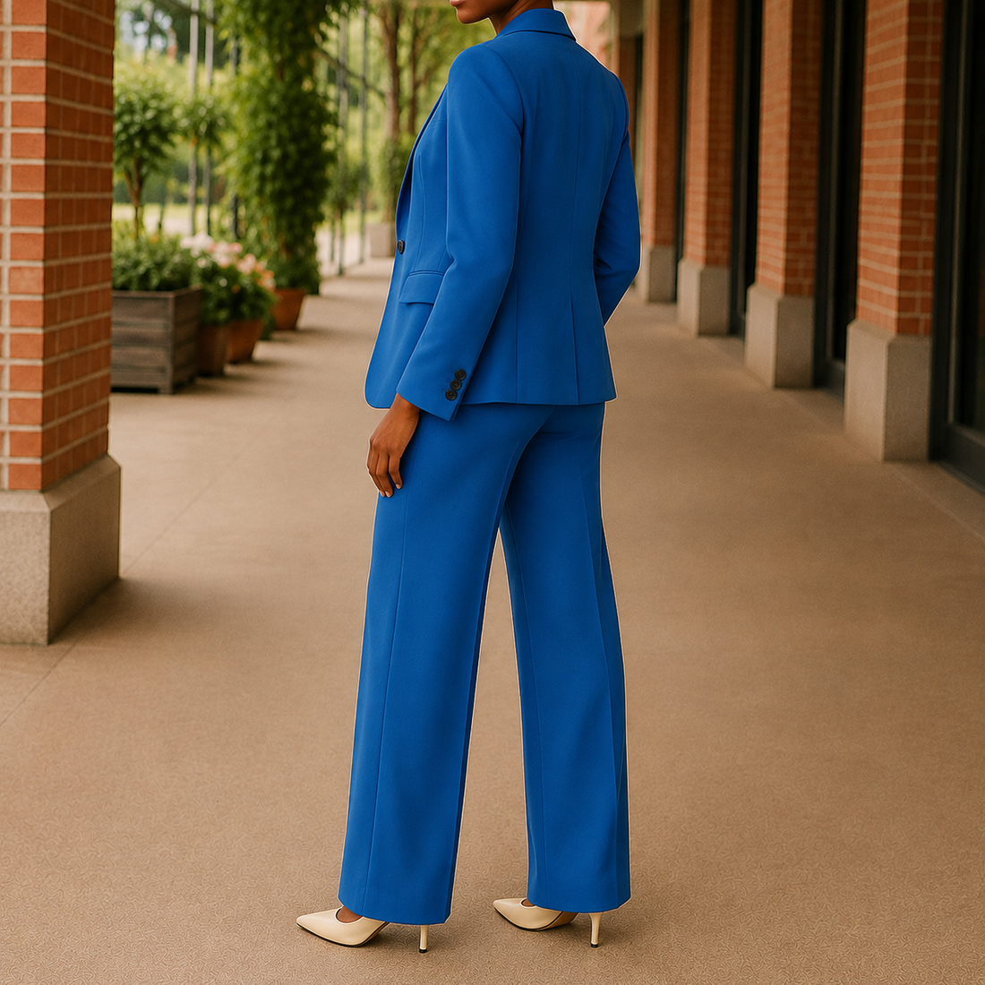 Elena-Rose Tailored Suit - Lead Alternate View