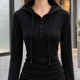 Tiffany-Hope Hooded Hoodie - Lead Product Detail