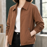 Modesty-Sage Collared Jacket - Lead Product Detail