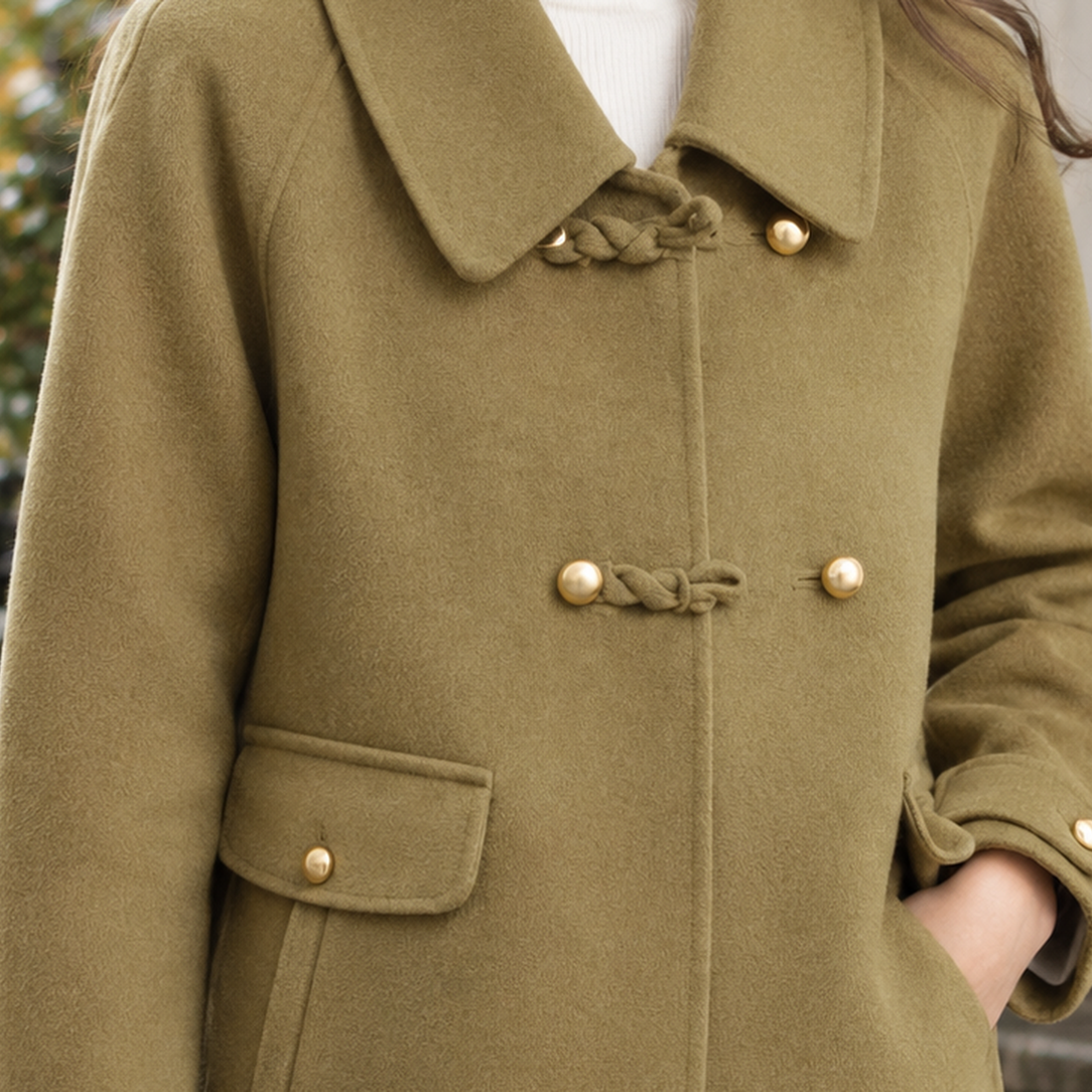 Andrina-June Toggle Jacket - Lead Product Detail