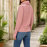 Ilaria-Rose Mock Neck Sweater - Lead Alternate View