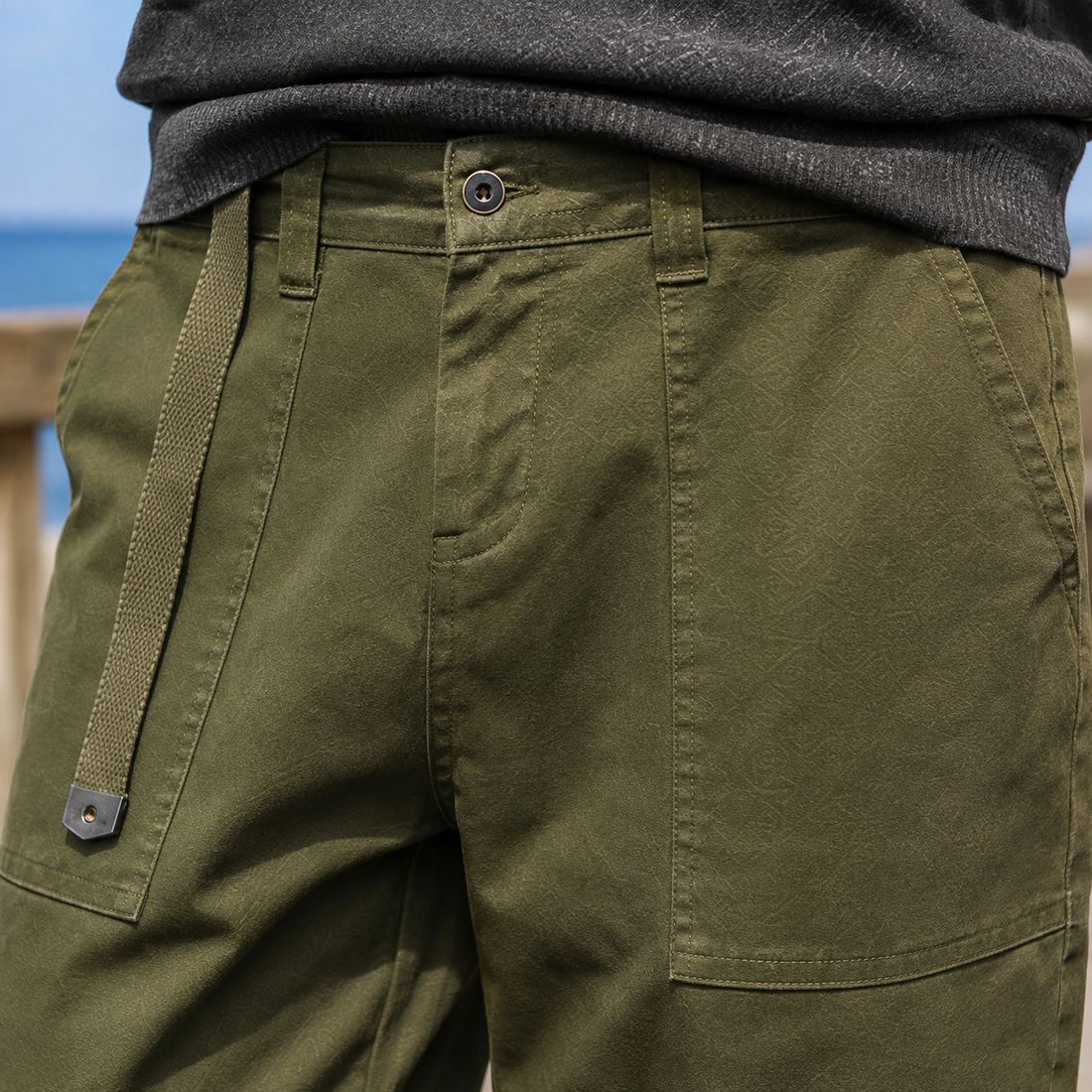 Arlo-Miles Relaxed Cargo Pants - Lead Product Detail