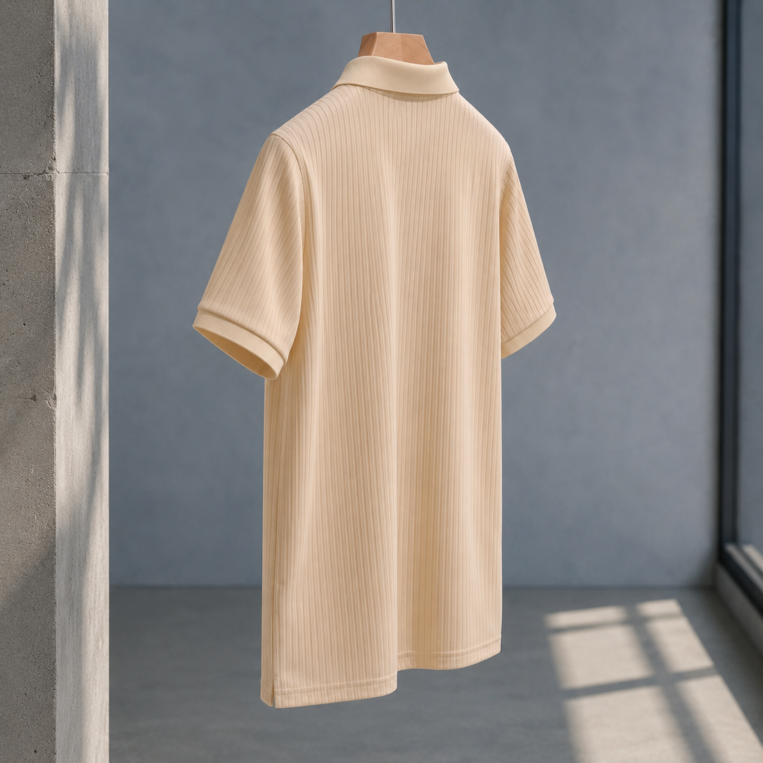 Florian Ribbed Polo - Lead Alternate View