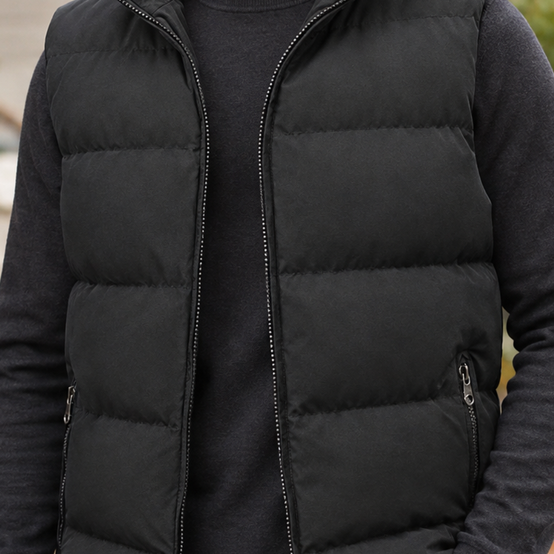 Hugo-James Puffer Vest - Lead Product Detail