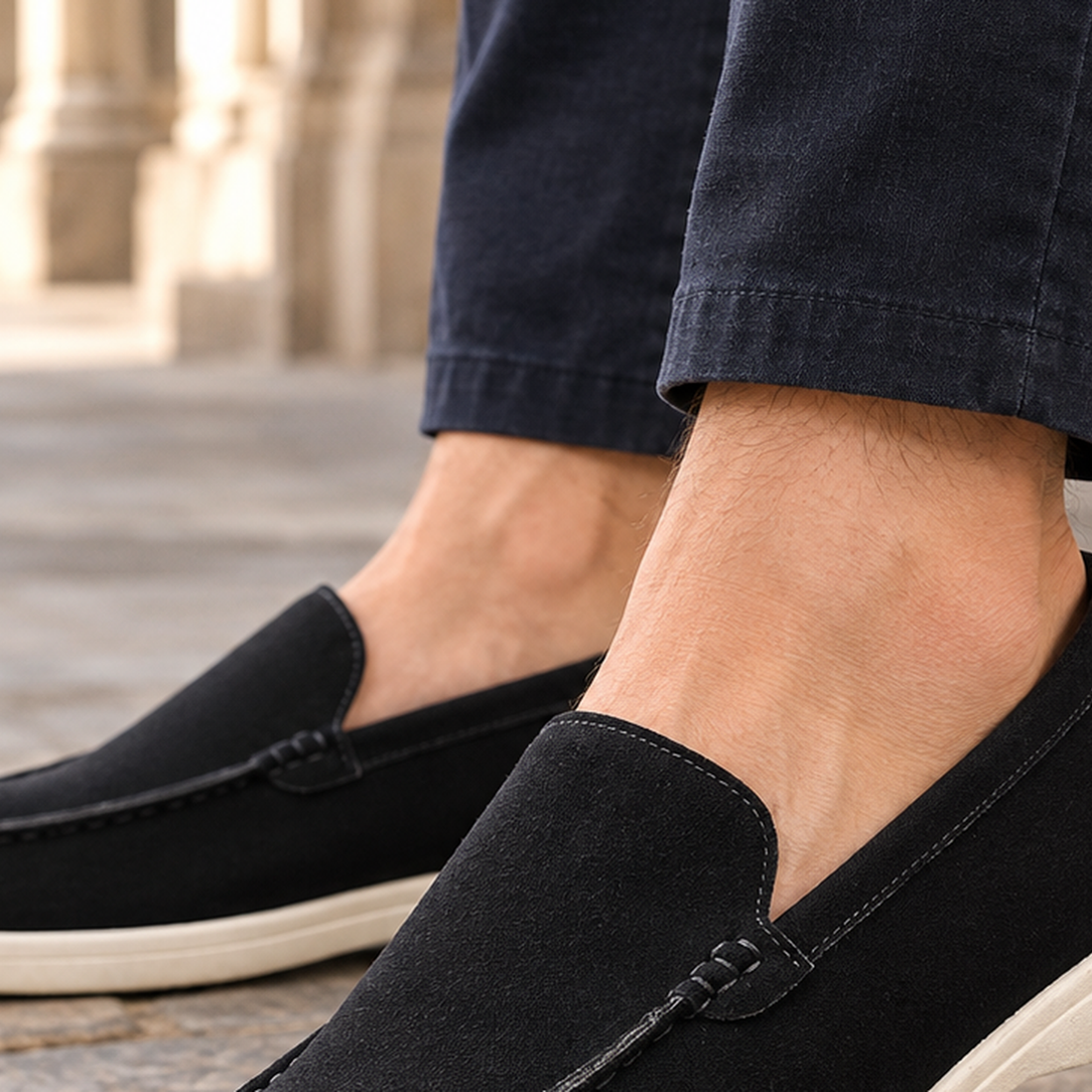 Dandolo-Vico Slip-On Loafers - Lead Product Detail