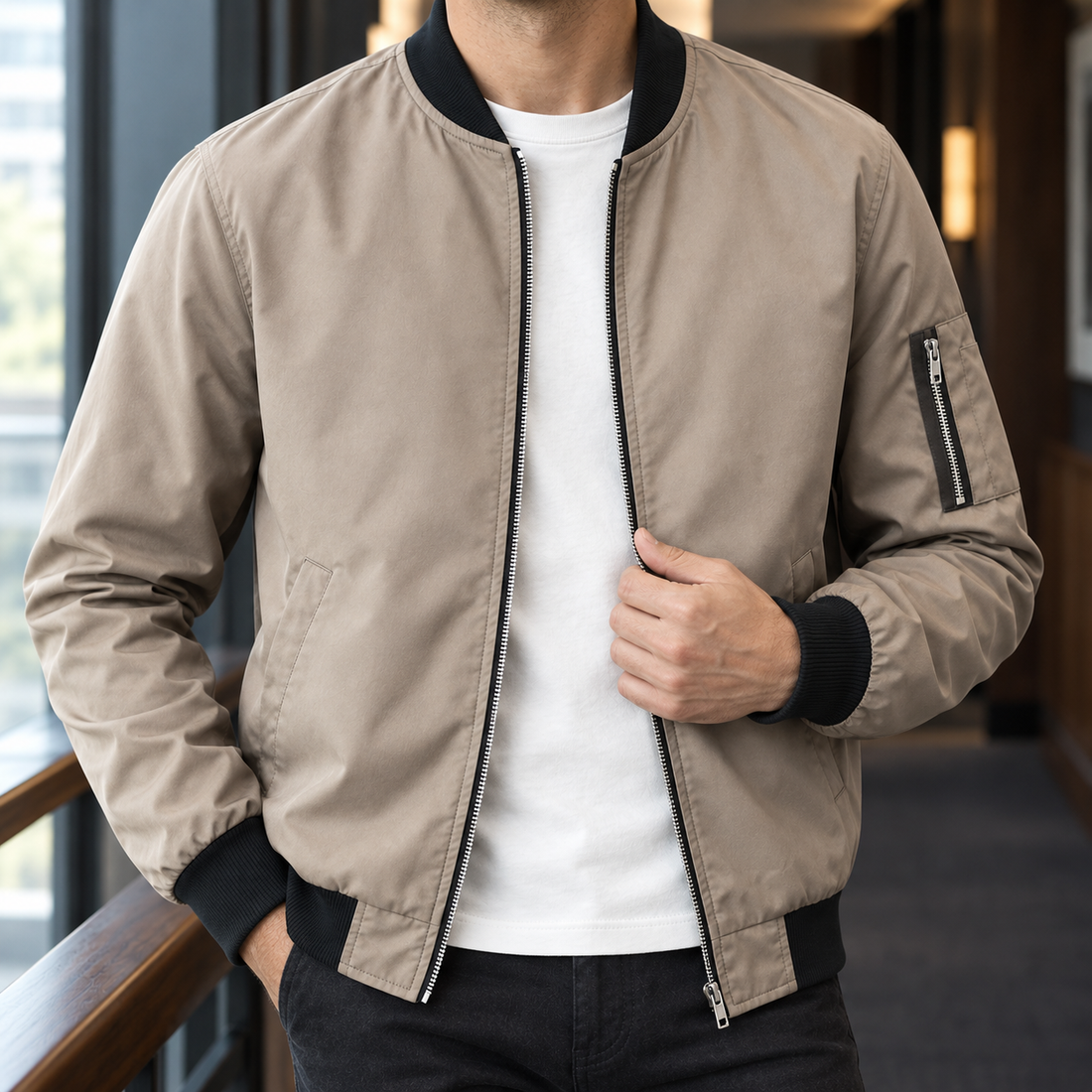 Neil-Tate Bomber Jacket - Lead Product Detail