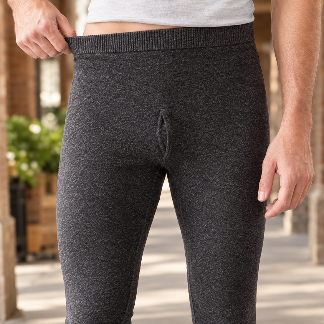 Soren-Grey Cashmere Leggings - Lead Product Detail