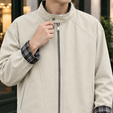 Samson-Rhys Stand Collar Jacket - Lead Product Detail