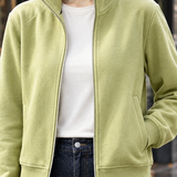 Theodora-Skye Stand Collar Jacket - Lead Product Detail