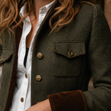 Honora-June Herringbone Jacket - Lead Product Detail