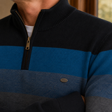 Montgomery-Grey Half-Zip Sweater - Lead Product Detail