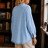 Bernadette-Faye Fringe Blouse - Lead Alternate View