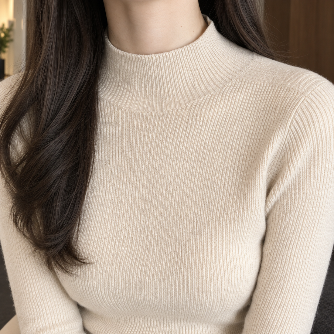 Sarah Ribbed Sweater - Lead Product Detail
