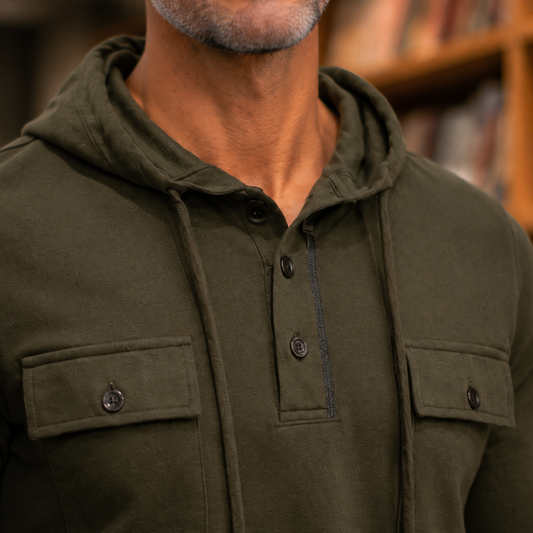 Nathaniel Utility Hoodie - Lead Product Detail
