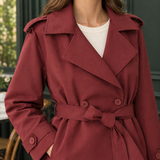 Geraldine-Faye Belted Trench Jacket - Lead Product Detail