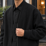 Clement-James Ribbed Jacket - Lead Product Detail
