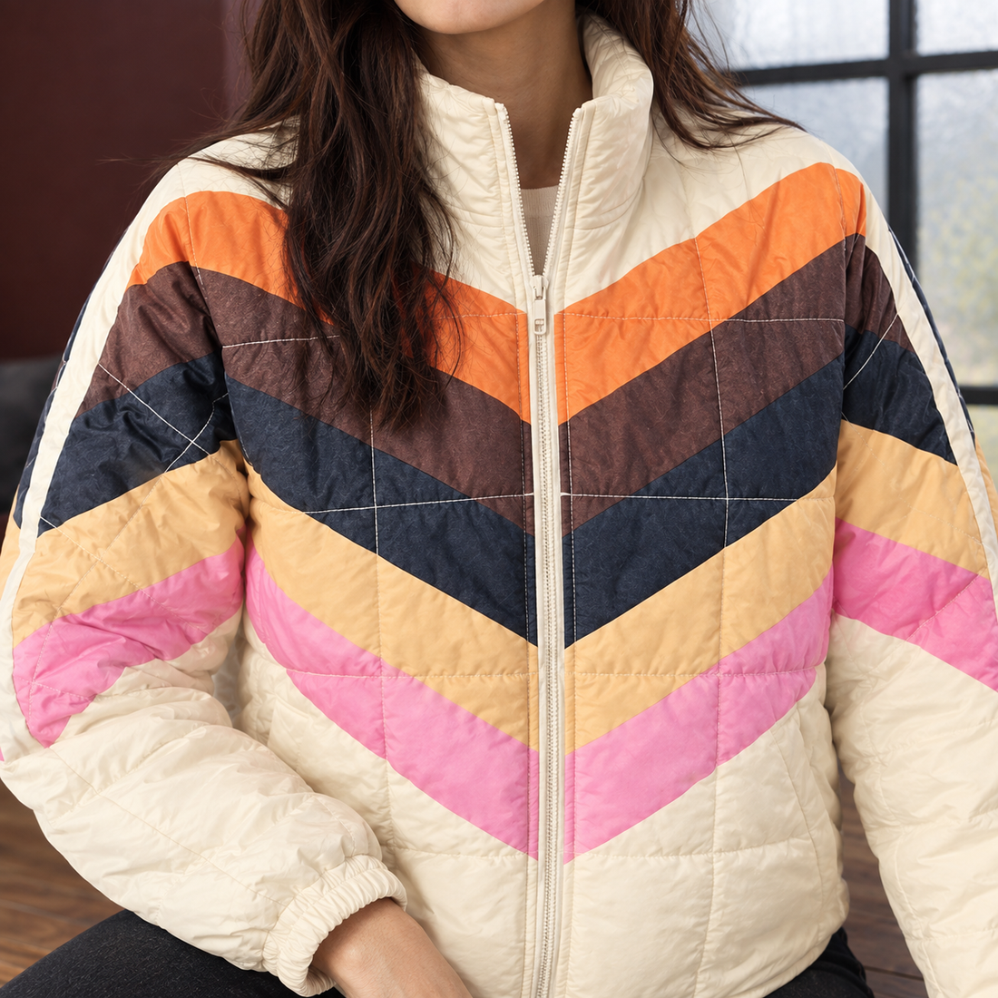 Hyacinth-Hope Quilted Jacket - Lead Product Detail