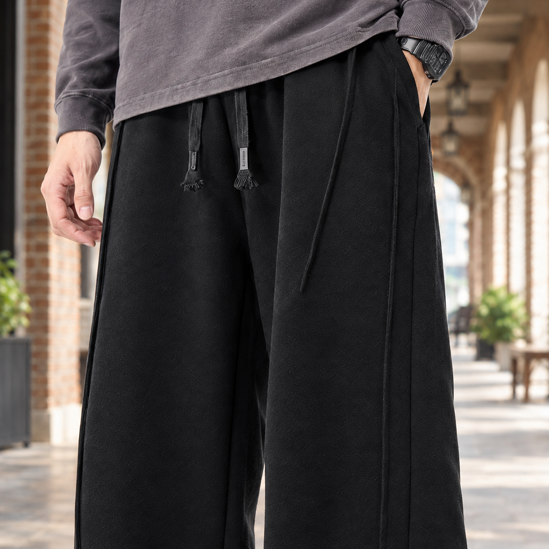 Emeric-Flynn Wide-Leg Pants - Lead Product Detail