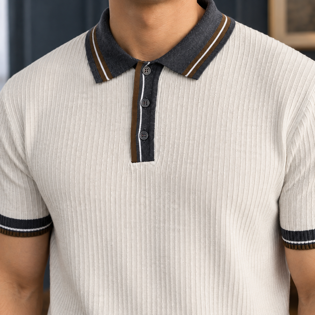 Asher Ribbed Polo - Lead Product Detail