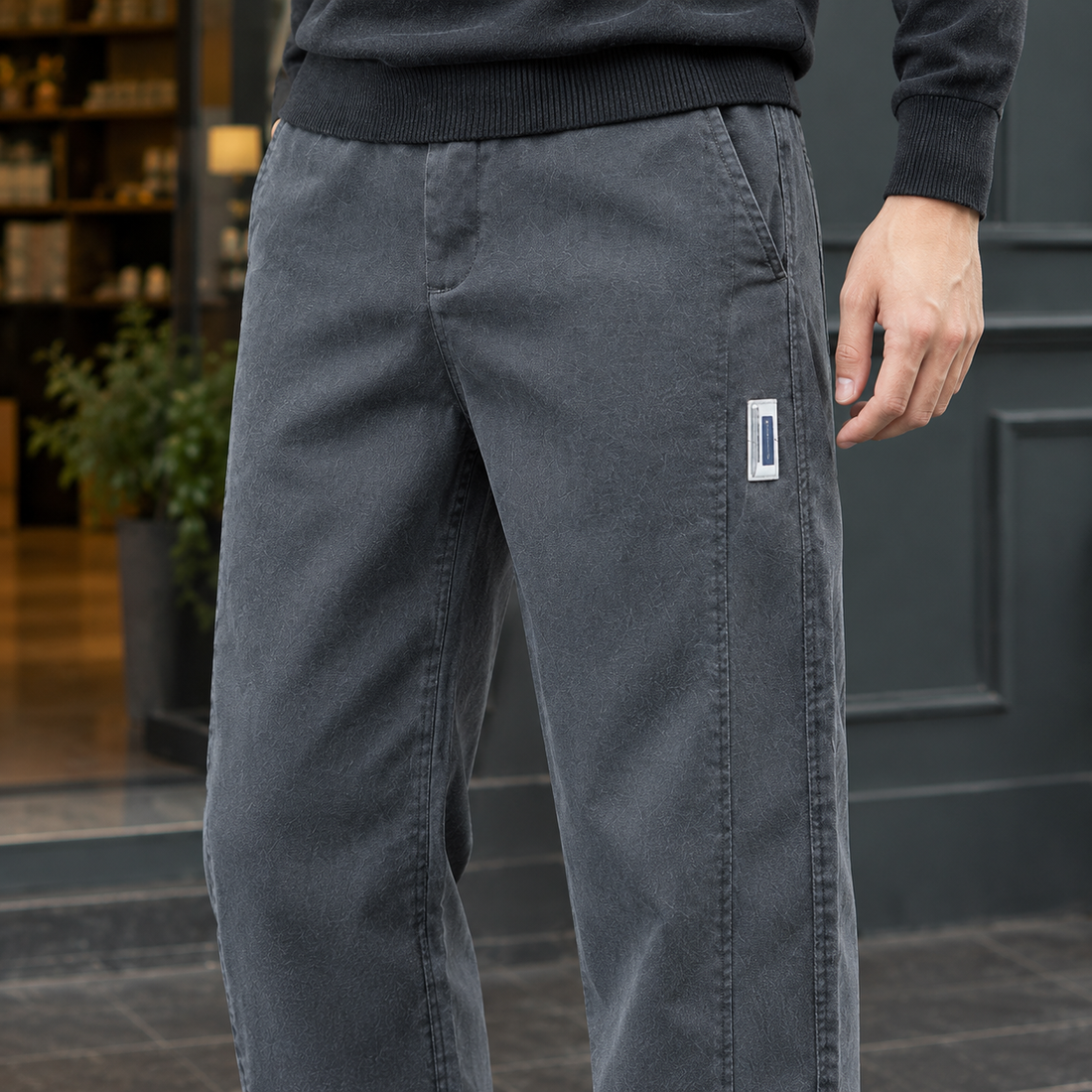 Augustin-Tate Straight Leg Pants - Lead Product Detail
