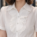 Xaviera-Jade Ruffle Blouse - Lead Product Detail